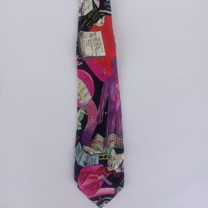 NICOLE MILLER VINTAGE DOCTOR"S MEDICAL MEN  SILK TIE